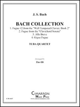 BACH COLLECTION 2 Euphonium 2 Tuba QUARTET P.O.D. cover